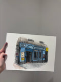 The Renfield bar watercolour